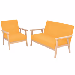 VidaXL 274916, Jaune, Polyester, 1135 mm, 670 mm, 735 mm, 101 cm