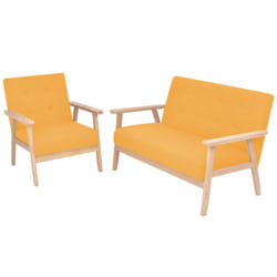 VidaXL 274916 canapé Jaune