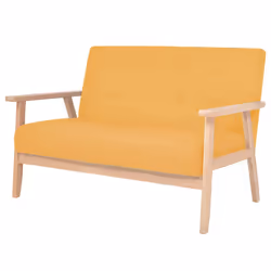 VidaXL 274916 canapé Jaune