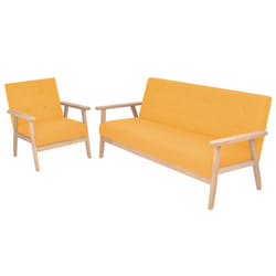 VidaXL 274917 canapé Jaune
