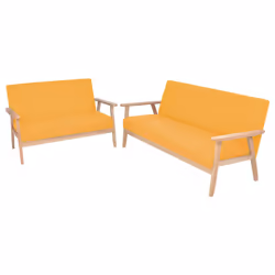 VidaXL 274918, Jaune, Polyester, 1580 mm, 670 mm, 735 mm, 146 cm