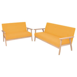 VidaXL 274918 canapé Jaune