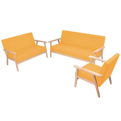 VidaXL 274919 canapé Jaune