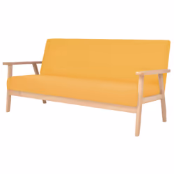 VidaXL 274919 canapé Jaune