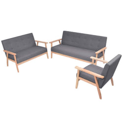 VidaXL 274926 canapé Gris