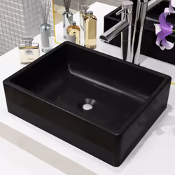 Description générale Ce lavabo, fait de céramique de première qualité, sera un élégant supplément à n'importe quelle salle de ...