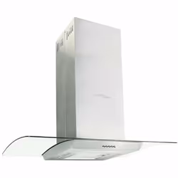 VidaXL Hotte îlot 90 cm Acier inoxydable 756 m³/h LED