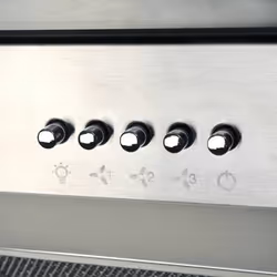 VidaXL Hotte îlot 90 cm Acier inoxydable 756 m³/h LED - Vue supplémentaire 8