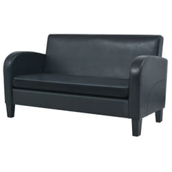 VidaXL 245587 canapé 2 siège(s) Noir
