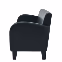 VidaXL 245588 canapé 3 siège(s) Noir
