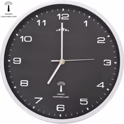 Avec notre horloge murale radiocommandée, vous saurez toujours l'heure exacte ! L'horloge peut recevoir un signal horaire et ...