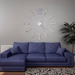 Notre horloge murale 3D extra-large ajoutera une touche d'originalité à la décoration de votre pièce. L'horloge dispose d'un  ...