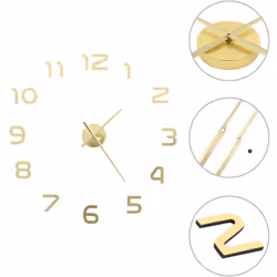 Notre horloge murale 3D extra-large ajoutera une touche d'originalité à la décoration de votre pièce. L'horloge dispose d'un ...