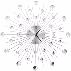 Notre horloge murale sera un excellent supplément à la décoration de votre chambre ! L'horloge est dotée d'un cadre en alumin ...