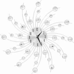 Notre horloge murale sera un excellent supplément à la décoration de votre chambre ! L'horloge est dotée d'un cadre en alumin ...