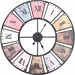 Notre horloge murale antique sera un excellent supplément à la décoration de votre maison ! L'horloge a une construction robu ...