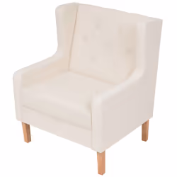 VidaXL 274928 canapé 2 siège(s) Crème, Blanc - Vue supplémentaire 6