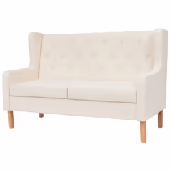 VidaXL 274931 canapé 3 siège(s) Crème, Blanc - Vue supplémentaire 5