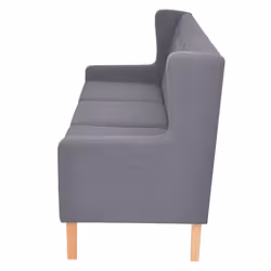 VidaXL 274934 canapé 3 siège(s) Gris - Vue supplémentaire 4