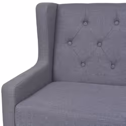 VidaXL 274934 canapé 3 siège(s) Gris - Vue supplémentaire 8