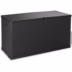 Cette élégante boîte de rangement est idéale pour ranger vos coussins, oreillers, couvertures et autres articles dans le jard ...