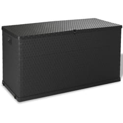 Vidaxl - Boîte de stockage de jardin Anthracite 120x56x63 cm pp Rotin