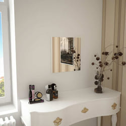 Vidaxl - Miroir mural carré 40 x 40 cm Verre