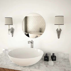 Vidaxl - Miroir mural 40 cm Rond Verre