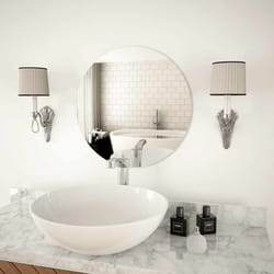 Vidaxl - Miroir mural 50 cm Rond Verre