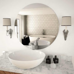 Vidaxl - Miroir mural 70 cm Rond Verre
