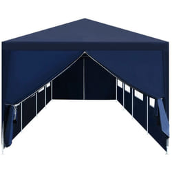 Vidaxl - Chapiteau de jardin 3x12 m bleu