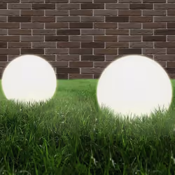 vidaXL Lampe à LED sous forme de boule 2 pcs Sphérique 40 cm PMMA - TU