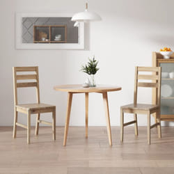 Vidaxl - Chaises à manger lot de 2 bois d'acacia solide