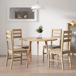 Vidaxl - Chaises à manger lot de 4 bois d'acacia massif