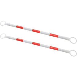Barre rétractable pour cônes 2 pcs Plastique 116-197 cm