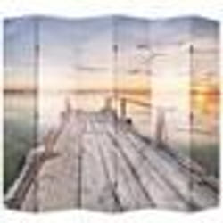 vidaXL Cloison de séparation pliable 228 x 170 cm Lac - TU