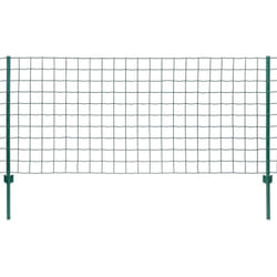 Clôture de jardin ou terrasse en acier et en pvc résistants aux verts taille : 20x1.5m/100x100mm