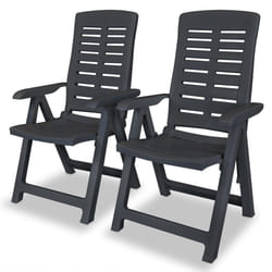 VidaXL 43897 chaise d'extérieur Terrace Plastique Anthracite