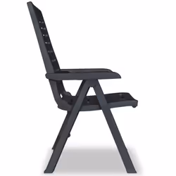 VidaXL 43897 chaise d'extérieur Terrace Plastique Anthracite - Vue supplémentaire 4
