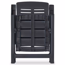 VidaXL 43897 chaise d'extérieur Terrace Plastique Anthracite - Vue supplémentaire 6