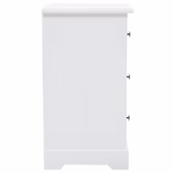 VidaXL 245756 Table de nuit et table de chevet Blanc