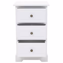 VidaXL 245756 Table de nuit et table de chevet Blanc - Vue supplémentaire 5