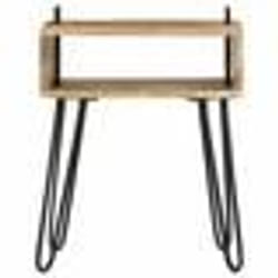 vidaXL Table de chevet Bois de manguier massif 40x34x47 cm - TU