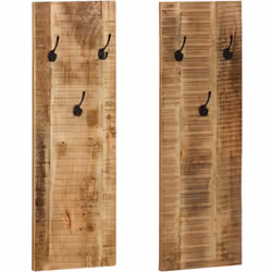 Cet ensemble de porte-manteaux de style vintage ajoutera une touche décorative ainsi que pratique à votre chambre. L'ensemble ...