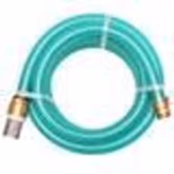 vidaXL Tuyau d'aspiration avec raccords en laiton 15 m 25 mm Vert - TU