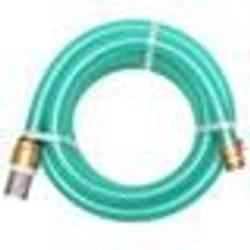 vidaXL Tuyau d'aspiration avec raccords en laiton 15 m 25 mm Vert - TU