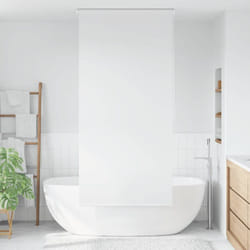 Vidaxl - Store roulant de douche 120x240 cm Blanc