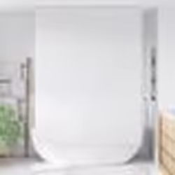 vidaXL Store roulant de douche 160x240 cm Blanc - TU