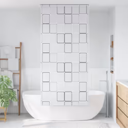 Notre store roulant de douche est une alternative idéale à un rideau de douche conventionnel ou à un séparateur de salle de b ...