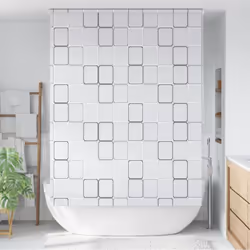 Notre store roulant de douche est une alternative idéale à un rideau de douche conventionnel ou à un séparateur de salle de b ...